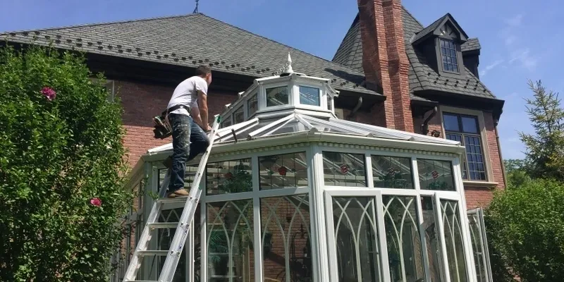 Sunroom Glass Roof Panel Replacement for Leaking or Broken Units